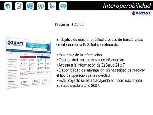 Buenas PrÃ¡cticas de Interoperabilidad en SUNAT - Ongei