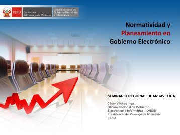 Normatividad y Planeamiento en Gobierno ElectrÃ³nico - Ongei