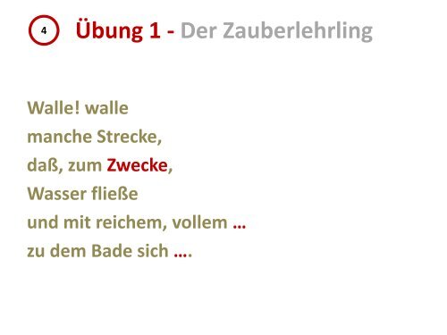 Ãbung 1 - Der Zauberlehrling - Onilo.de