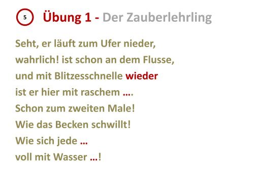 Ãbung 1 - Der Zauberlehrling - Onilo.de