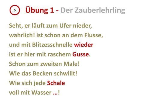 Ãbung 1 - Der Zauberlehrling - Onilo.de