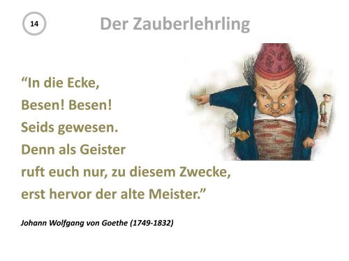 Der Zauberlehrling - Gedicht Auswendig Lernen www.yumpu.com