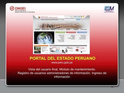 portal del estado peruano - Ongei