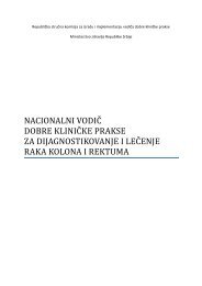 VodiÄ za dijagnostikovanje i leÄenje raka debelog creva - Institut za ...