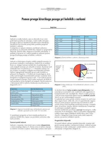 Pomen prvega kirurškega posega pri bolnikih s ... - Onkološki inštitut