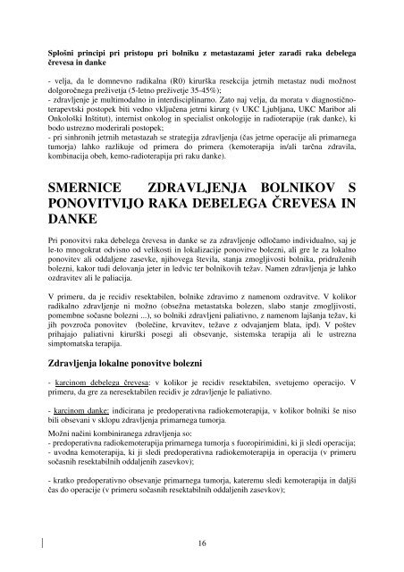 smernice za obravnavo bolnikov z rakom ... - Onkološki inštitut