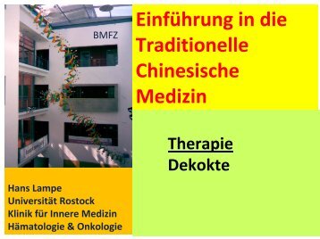 Therapie I (Einzelstoffe) / O. cardialis / Beispiel - Hämatologie und ...