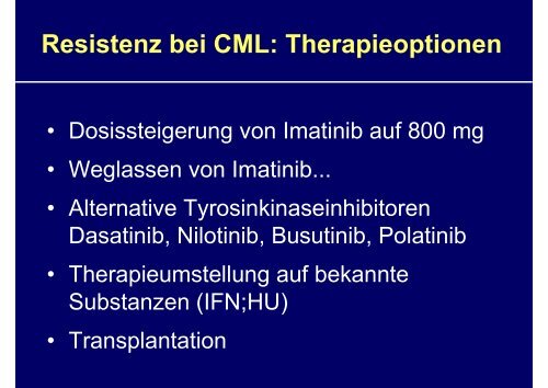 Erkrankungen der Myelopoese I - Hämatologie und Onkologie ...