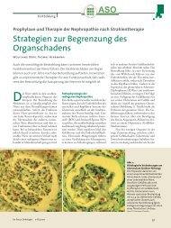 Prophylaxe und Therapie der Nephropathie nach Strahlentherapie