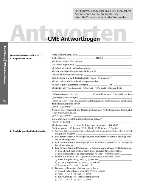 CME-Antworten 390..391