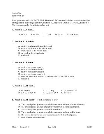 Math 1314 ONLINE Orientation Math 1314 ONLINE Orientation