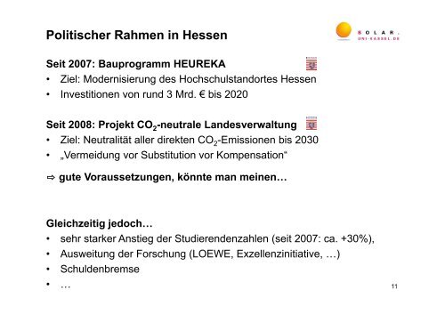 Energieeffizienz an Hochschulen â technisch machbar, aber...