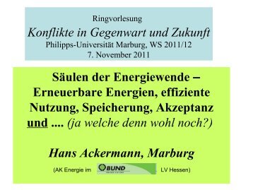 SÃ¤ulen der Energiewende - Philipps-UniversitÃ¤t Marburg