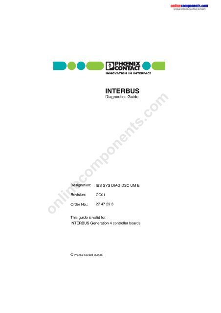 interbus - Onlinecomponents.com