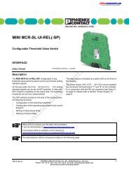 MINI MCR-SL-UI-REL(-SP) - Onlinecomponents.com