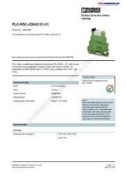 PLC-RSC-230UC/21-21 - Onlinecomponents.com