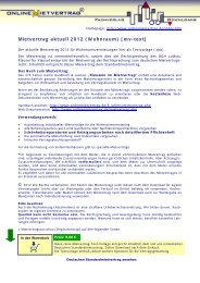 Mietvertrag Englisch Deutsch Mit übersetzung Onlinemietvertrag