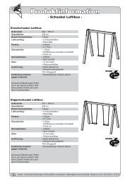 Technisches Datenblatt - Hornbach