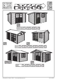 OUTDOORLIFE Aufbauanleitung Sperling 2 - mygardenhome.de