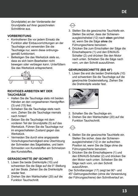 Handleiding T-RAXX - Invalzaag 1400 watt