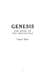 Genesis: The Book of the Beginnings Vol. 3 Part 1 - Only The Word