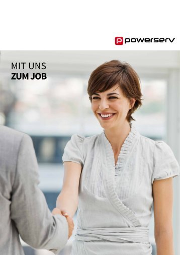 Mit uns zum Job / Broschüre Powerserv