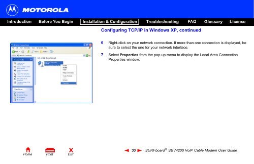 SURFboard Â® SBV4200 VoIP Cable Modem User Guide ... - Ono