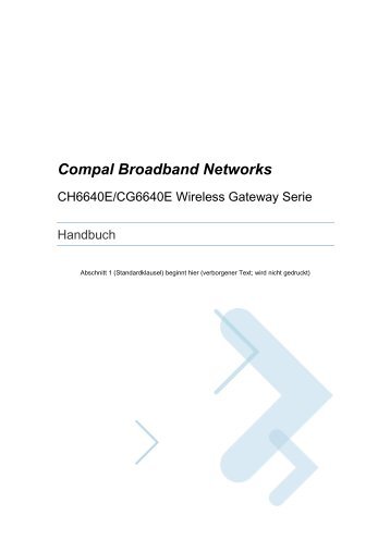 Compal Broadband Networks - Ono