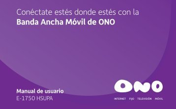 Manual de usuario del E1750 - Ono