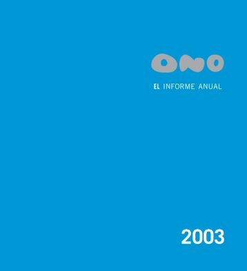 EL INFORME ANUAL - Ono