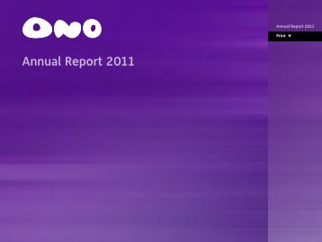 Annual Report 2011 - Ono