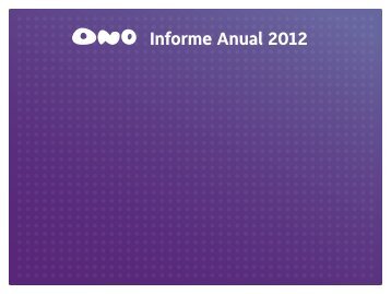 GCO 2012 Informe Anual - Ono