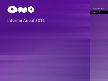 Informe Anual 2011 - Ono