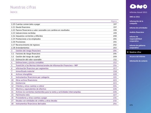 Informe Anual 2011 - Ono