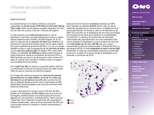 Informe Anual 2011 - Ono