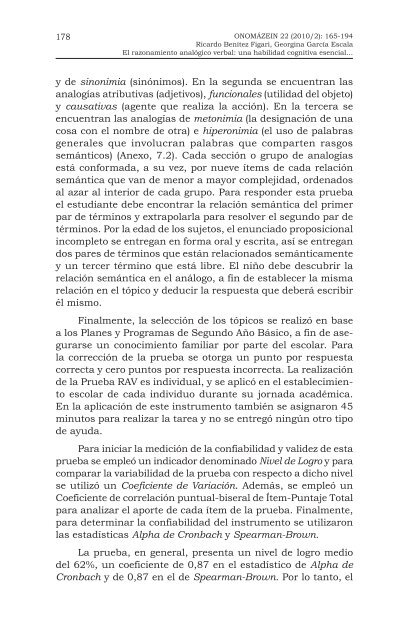 El razonamiento analÃ³gico verbal: una habilidad ... - OnomÃ¡zein