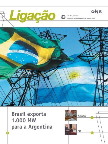 Brasil exporta 1.000 MW para a Argentina - ONS
