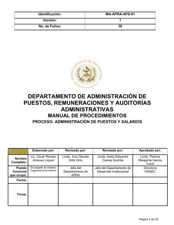 oficina nacional de servicio civil guatemala onsec manual de especificaciones de clases de puestos oficina nacional de servicio civil guatemala onsec manual de especificaciones de clases de puestos