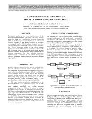 Low-Power Implementation of the Bluetooth Subband Audio Codec