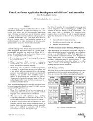 Ultra-Low-Power Application Development with RCore C and ...