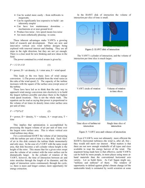 The case for Vertical Axis Wind Turbines - Ftcenergy.com