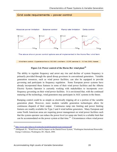 Accommodating High Levels of Variable Generation - NERC