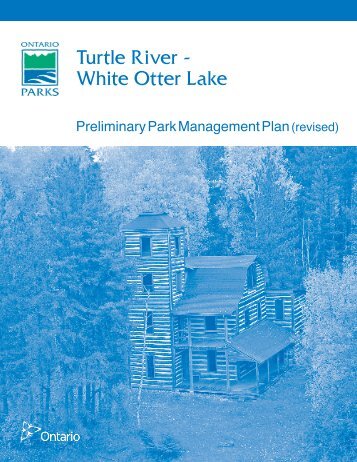 Preliminary Plan Cover_Feb 14_08.indd - Ontario Parks