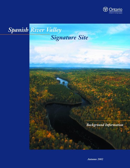 Spanish River for pdf - Ontario Parks