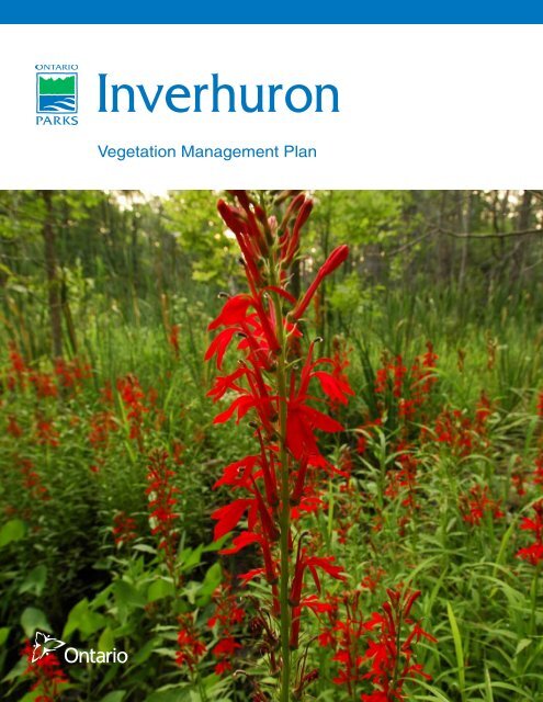 Vegetation Plan - Ontario Parks