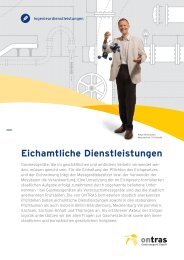 Eichamtliche Dienstleistungen - Ontras