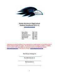 Olathe Northwest High School Student Handbook 2011-‐12