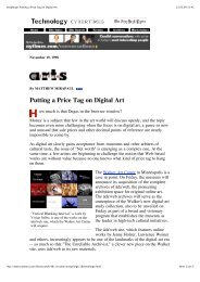 Owning Online Art Selling And COlleCting netbASed ArtwOrkS