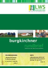 Rundschreiben Juni 2013 - Landwirtschaftliche Berufs- und ...