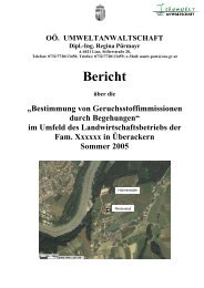 Bericht - OÃ¶. Umweltanwaltschaft